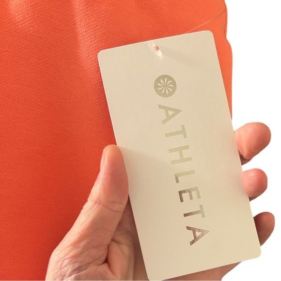 NWT Athleta Women’s Sz XL Heavyweight Terry Sportie Short in Mimosa Pink - Picture 9 of 11